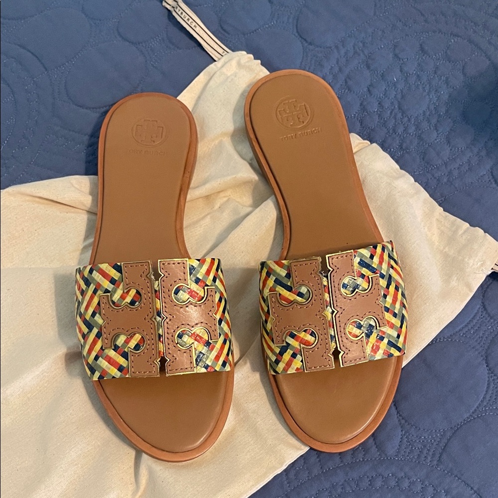 Tory Burch Women's Multicolor Woven Sandals